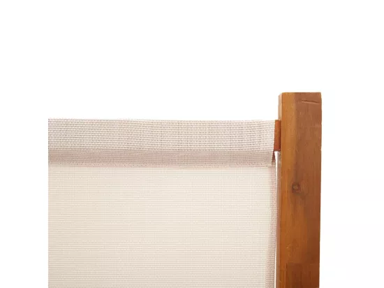 Cloison de séparation 6 panneaux Blanc crème 420x180 cm