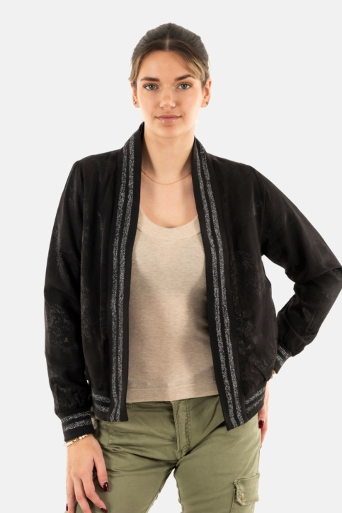 Blousons et vestes Le Temps Des Cerises clavel 0001 black