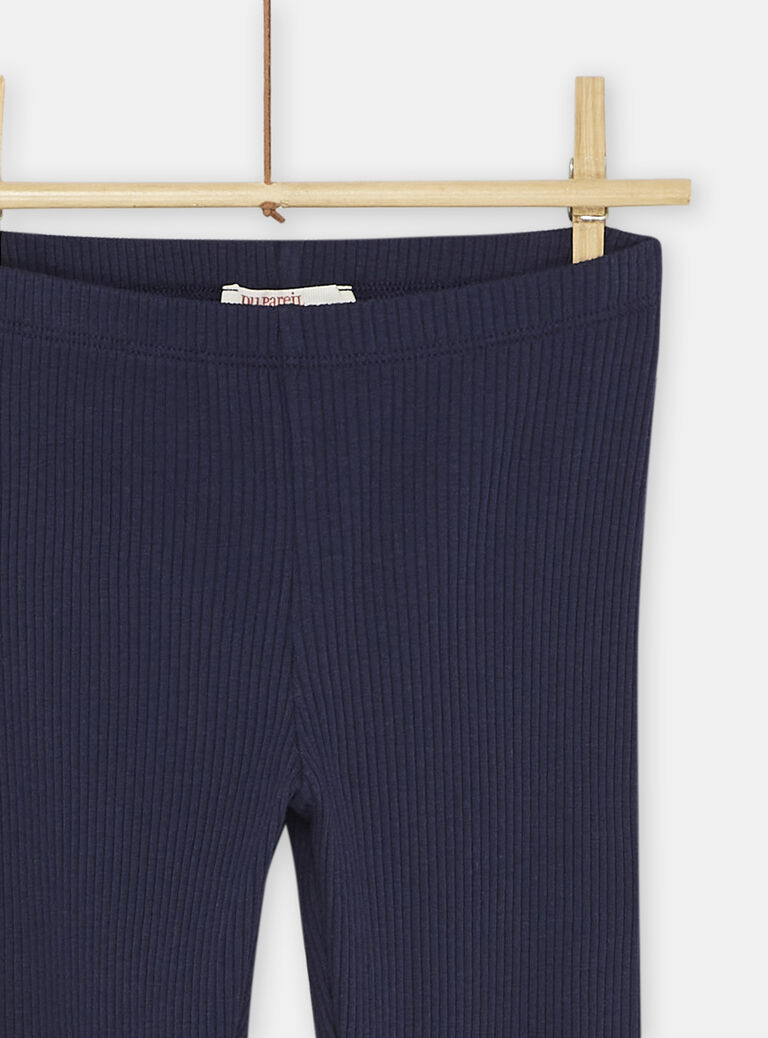 Legging bleu marine fille