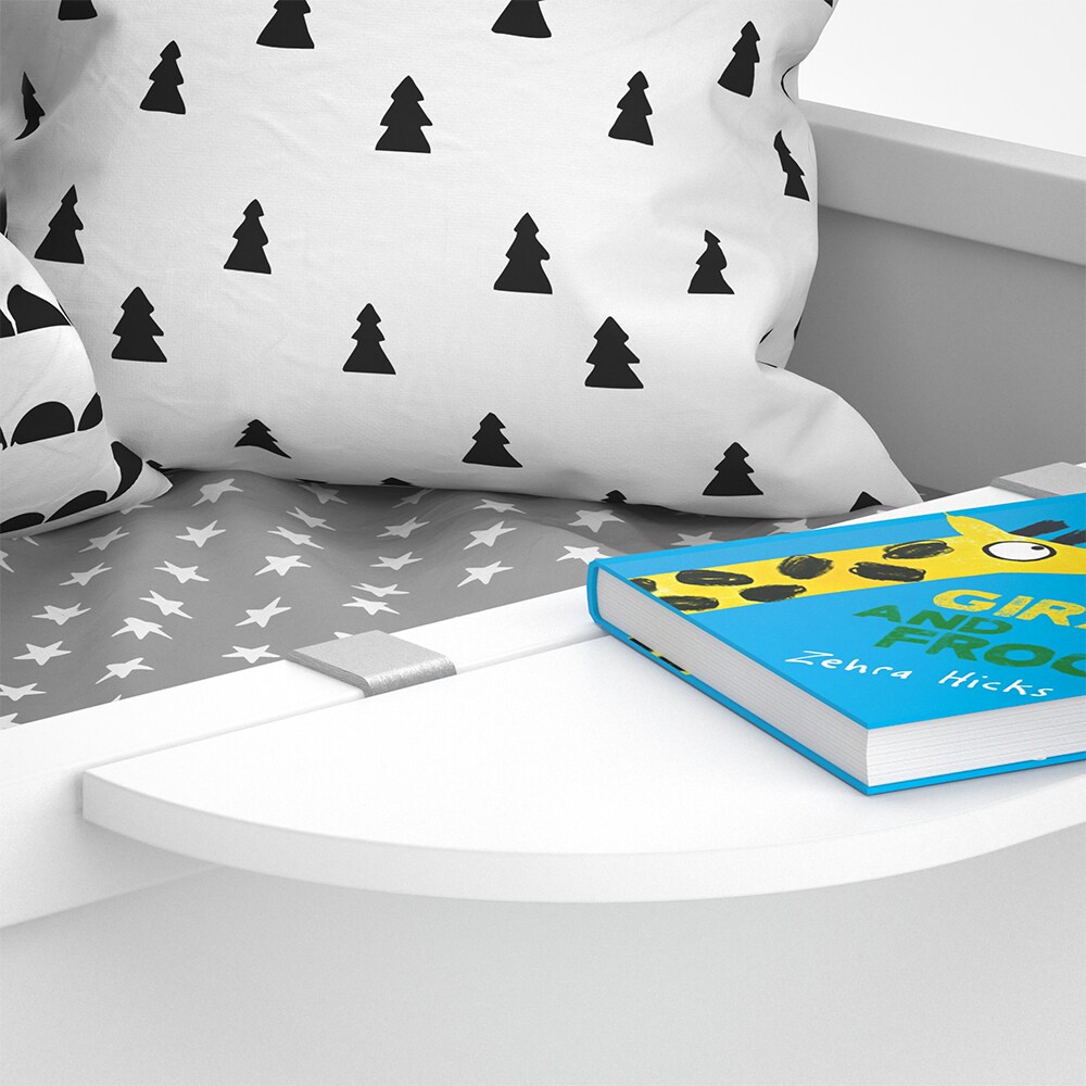 VitaliSpa Hängeral für Kinderbett Hochbett Einhängeregal Tablett Zubehör Regal Ablage