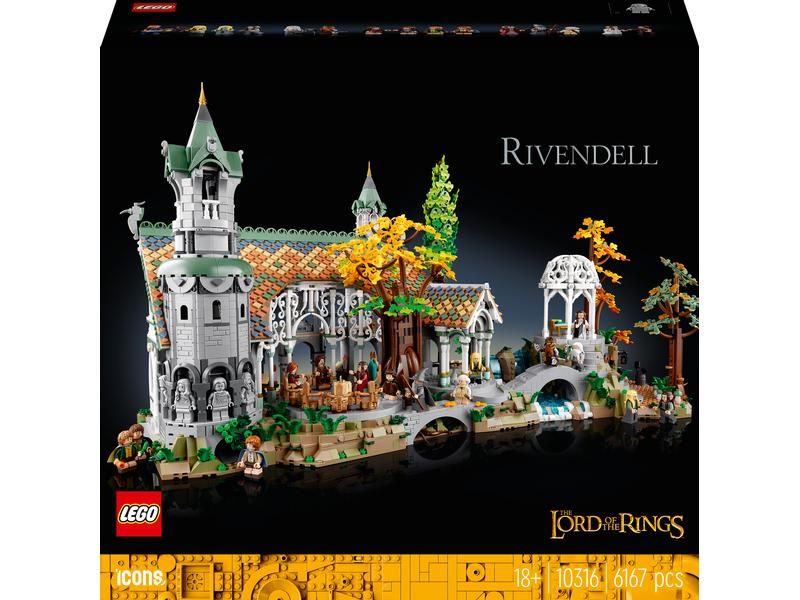 LEGO® Der Herr der Ringe Bruchtal 10316 Grosses Lord of the Rings – Rivendell LEGO-Set