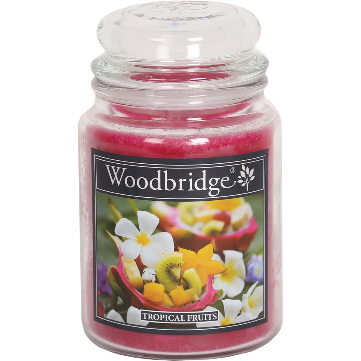 Bougie parfumée - Tropical Fruits - Caramel & pêche - 565 g