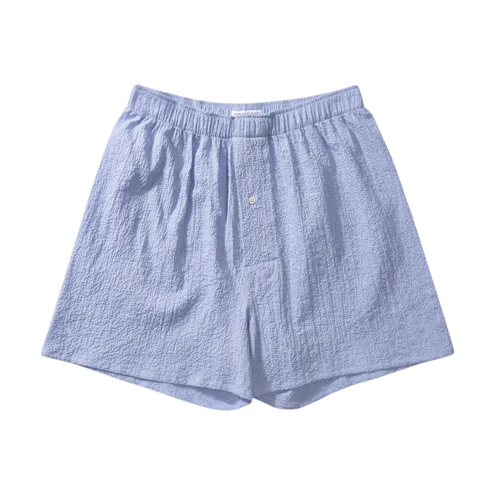 Edmmond Studios Boxer Seersucker | Bleu