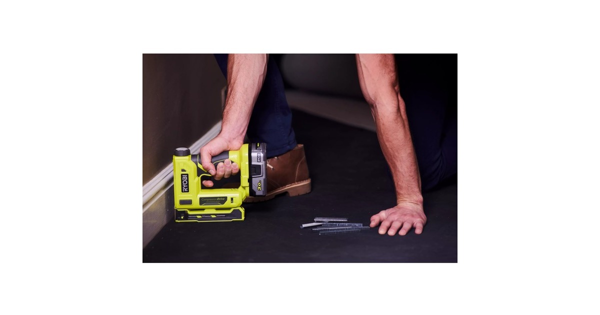 RyobiAccu-Nietmachine R18ST50-0   elektrische tacker  (Groen/zwart, zonder batterij en lader)
