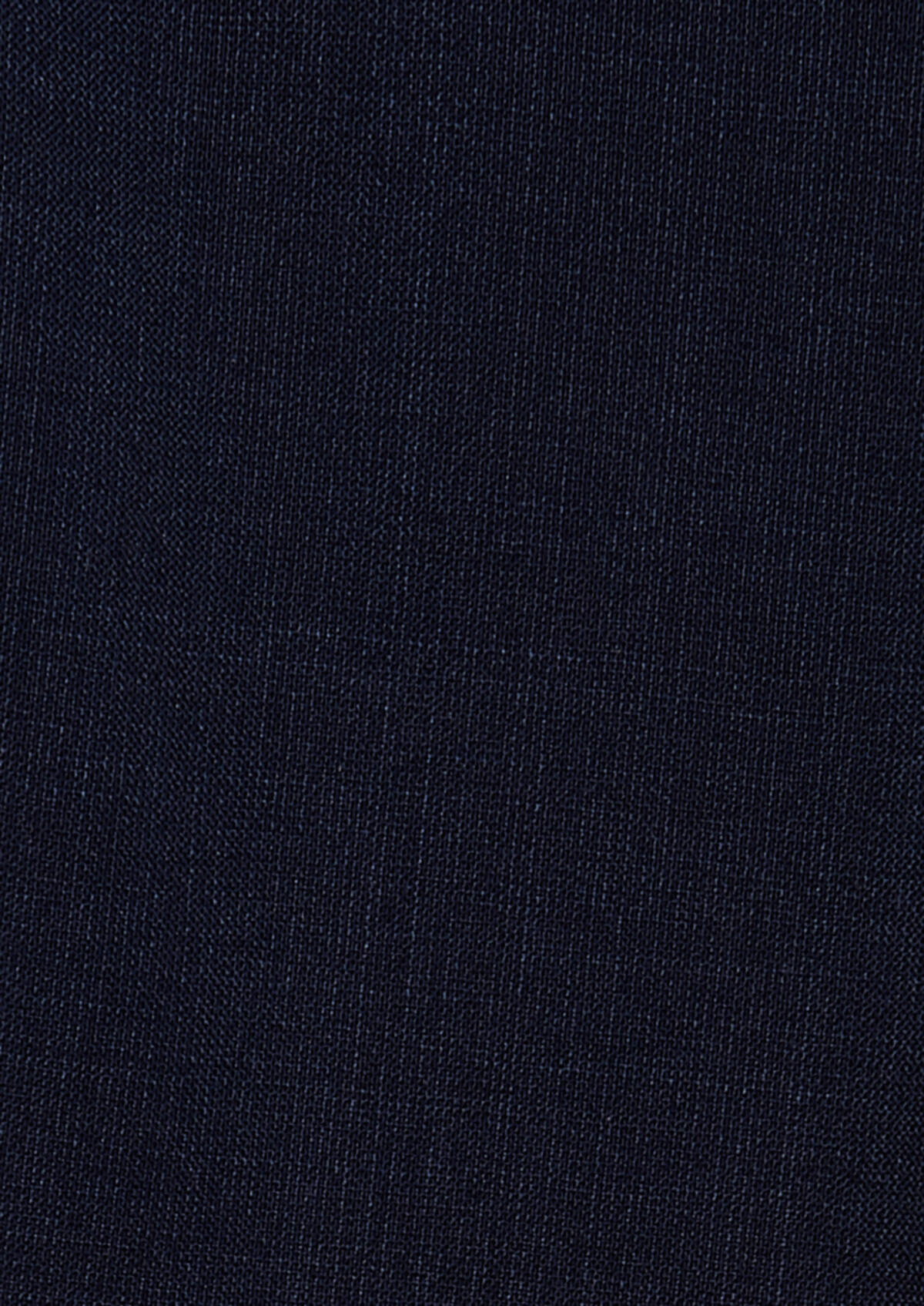 Pantalon voyage coordonnable Regular en laine unie bleu marine