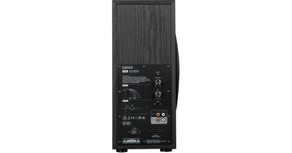 EdifierT5s Actieve subwoofer luidspreker  (Zwart)