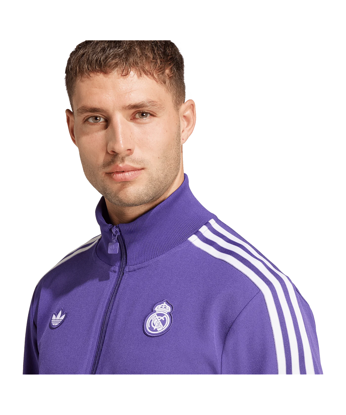 adidas Real Madrid Terrace Icon Trainingsjacke Lila