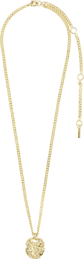 Pilgrim SCOTTIE recycled coin necklace gold-plated Guld