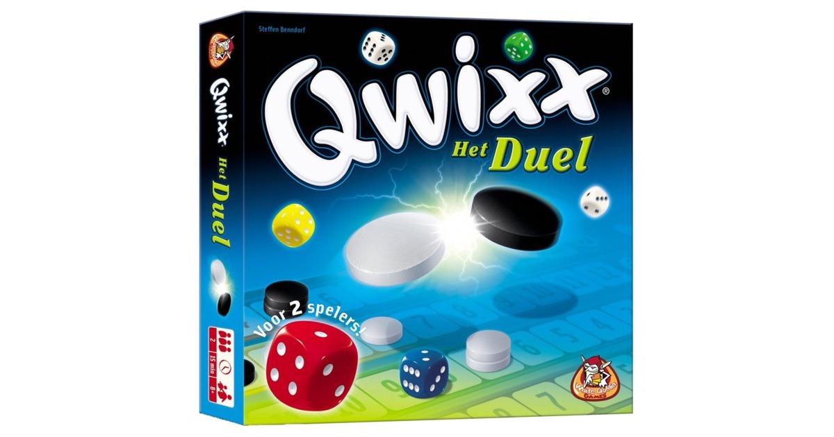 White Goblin GamesQwixx Het Duel Dobbelspel  (Nederlands, 2 spelers, 15 minuten, Vanaf 8 jaar)