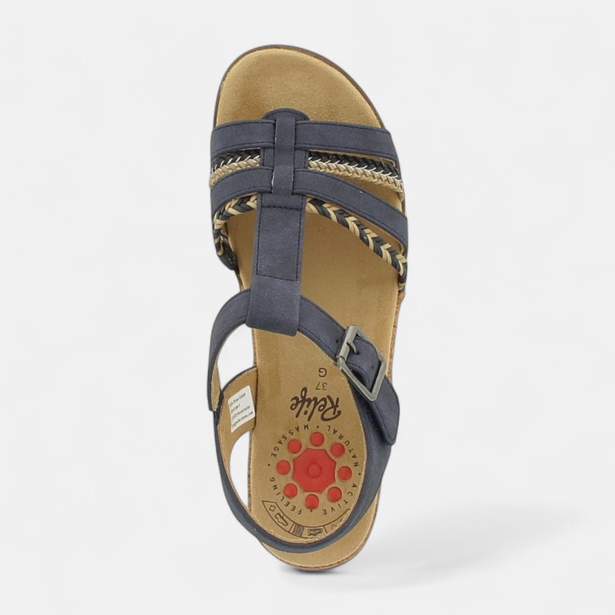 Sandales Femme bleu marine