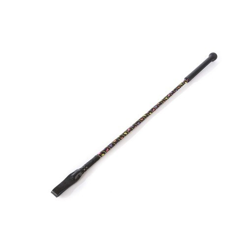 Chicote de montaria para cavalo preto
