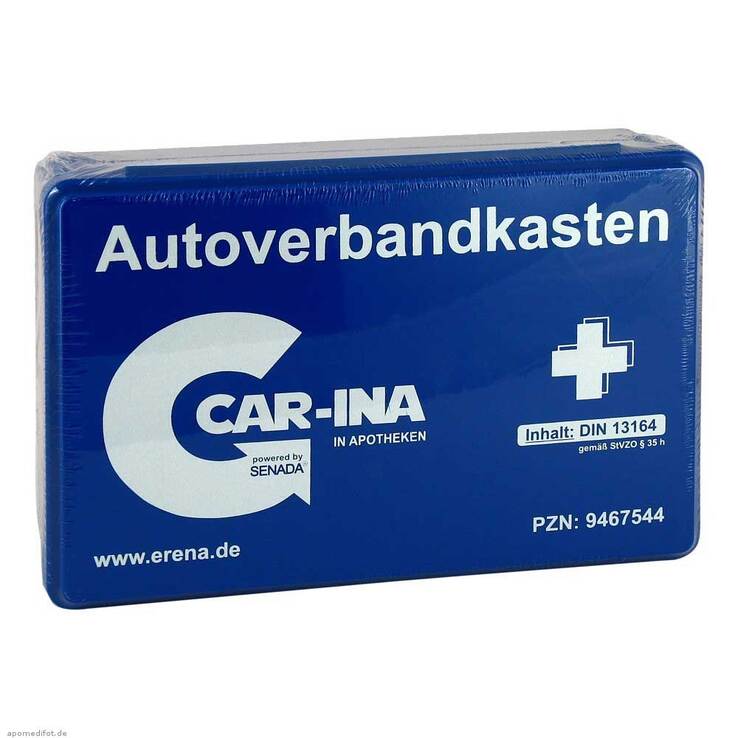 Senada Car-Ina Autoverbandkasten blau, 1 St