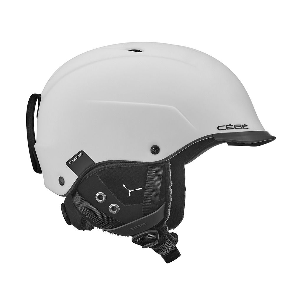 Cebe CONTEST VISOR - Casque ski white black matte