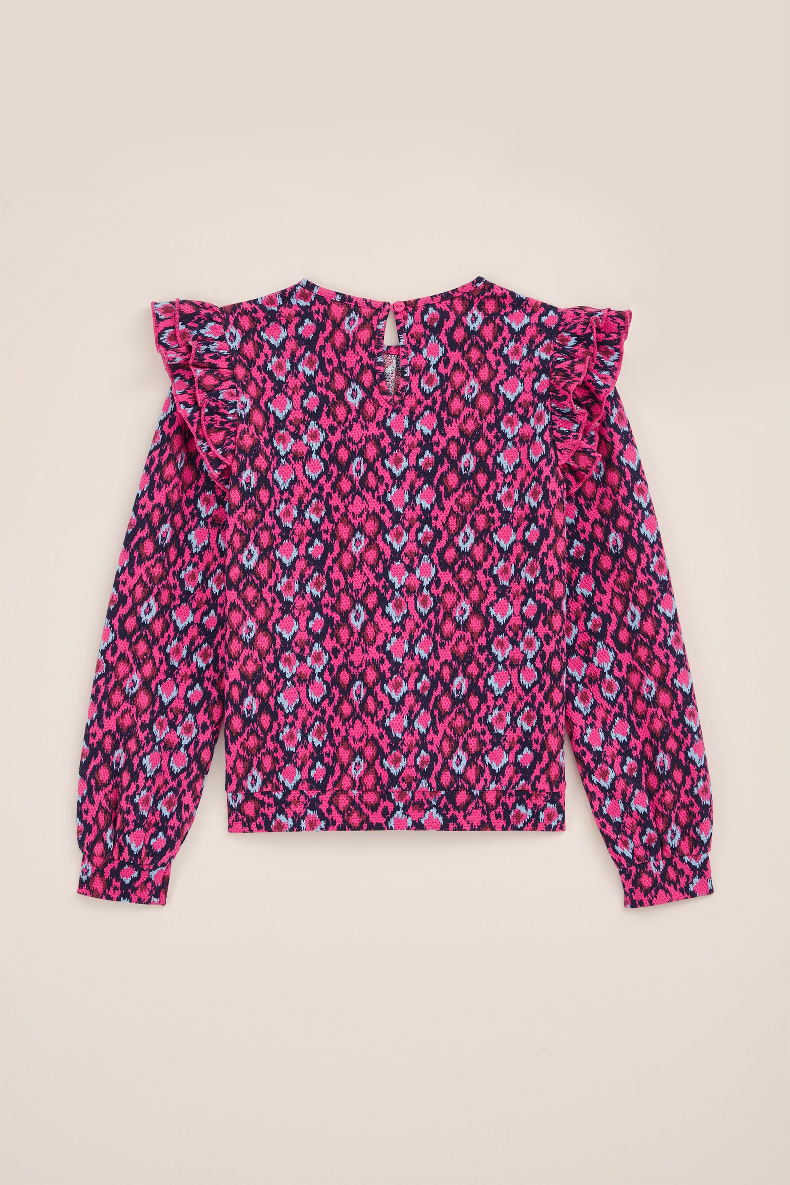 Meisjes T-shirt met dessin WE Fashion Felroze