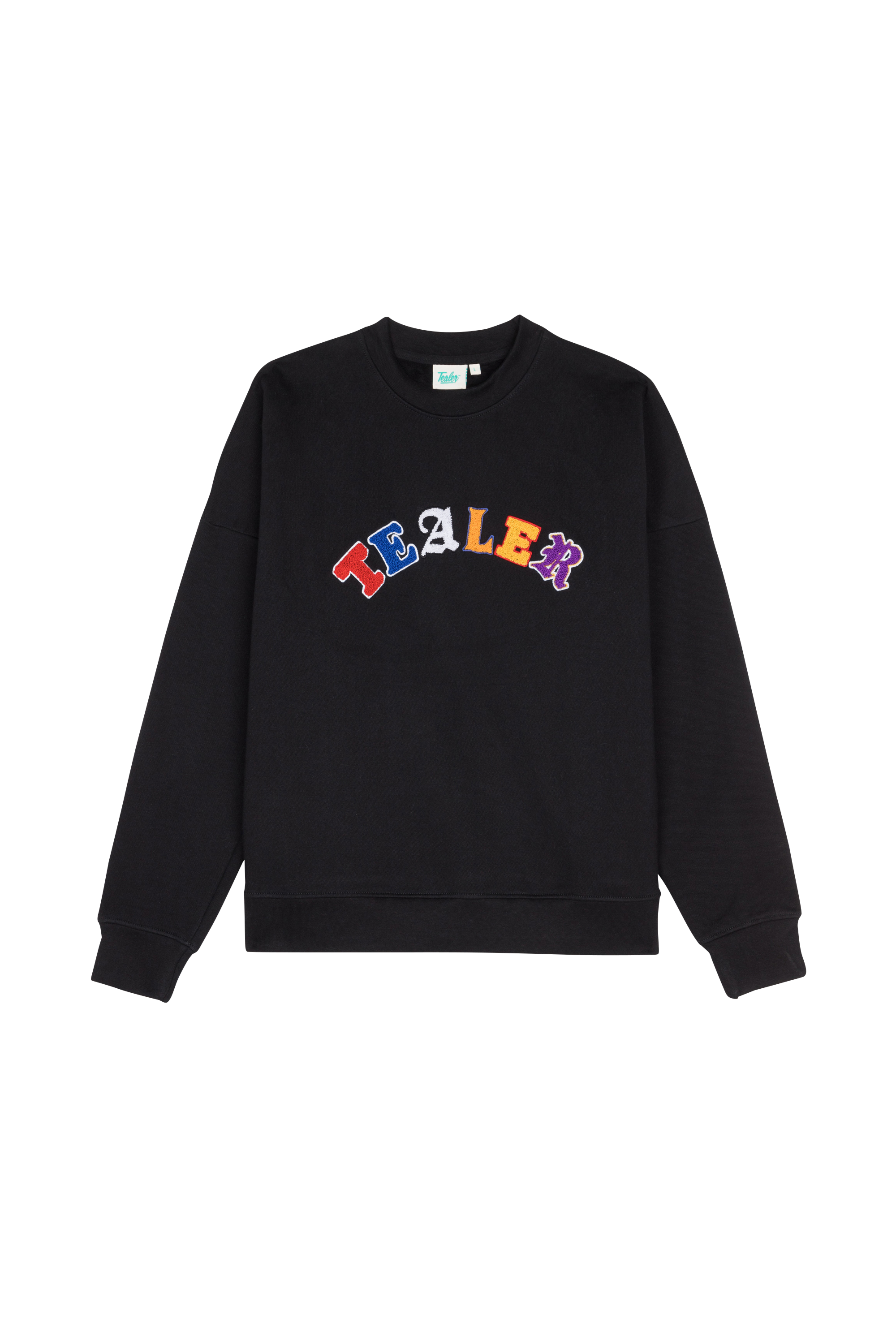 TEALER Sweat CREW 10TH ANNIVERSARY Noir