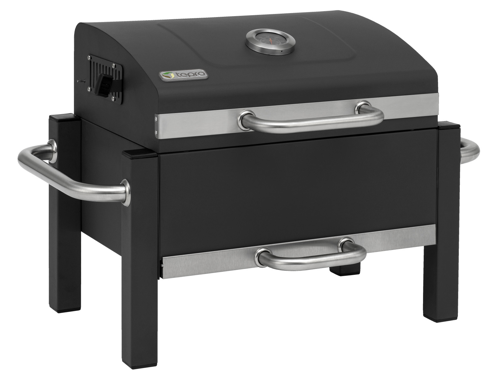 tepro Holzkohlegrill TORONTO EASY - schwarz - pulverbeschichtet