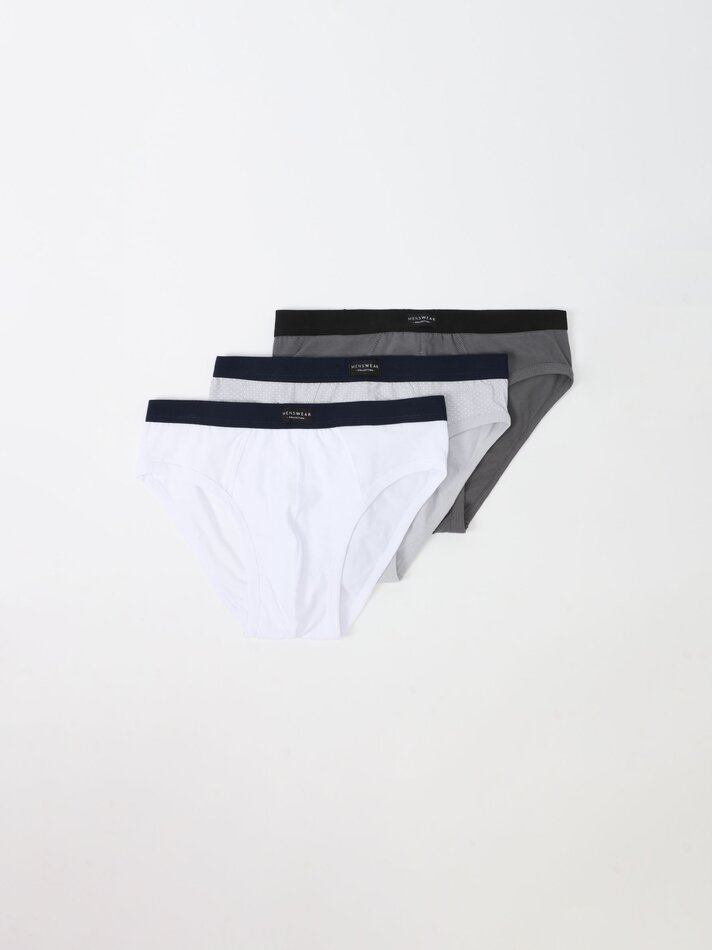Pacote com 3 cuecas sortidas - Diversas