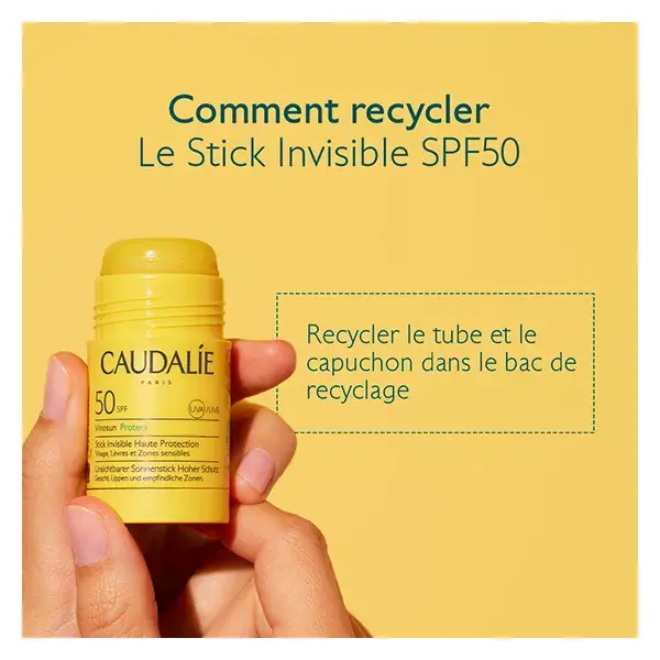 Caudalie Vinosun Protect Stick Invisível Alta Proteção FPS 50 15g
