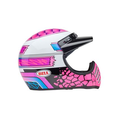 Casque Bell MOTO-3 DEATH SPRAY - Rose