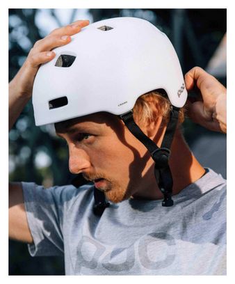 Casque Poc Crane Mips Blanc Mat