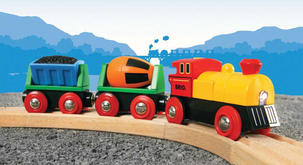 BRIO Spiel Zug mit Batterielok