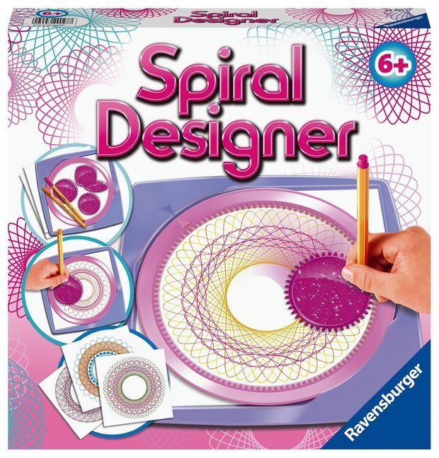 Ravensburger Spiral-Designer Girls 29027, Zeichnen lernen für Kinder ab 6 Jahren