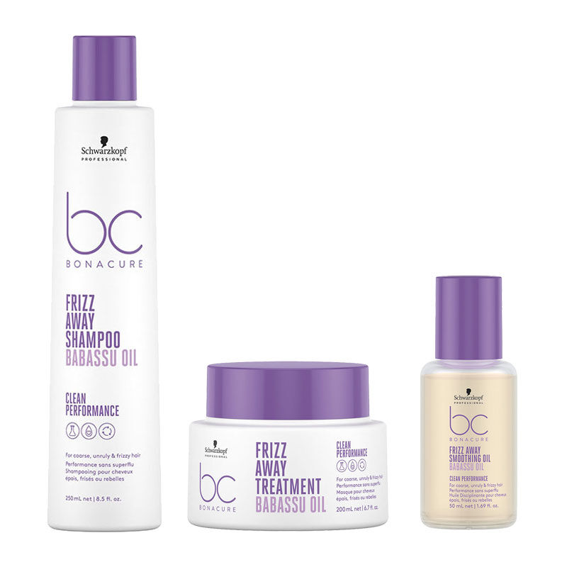 Rituel lissant cheveux indisciplinés BC Frizz Away