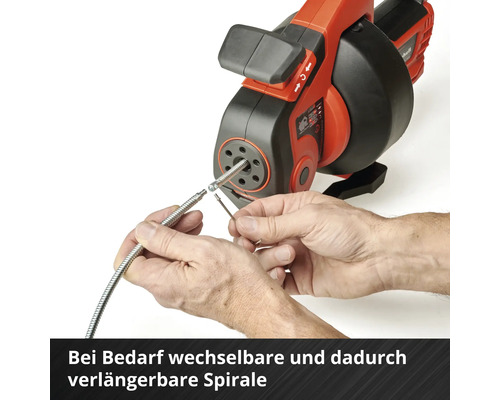 Einhell Power X-Change TE-DA 18/760 Li accu pijpreiniger, zonder accu en lader