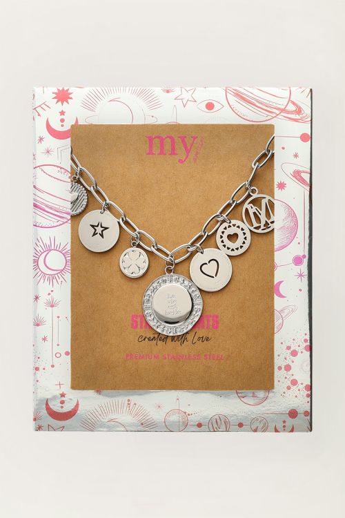Starry bedel ketting met munten