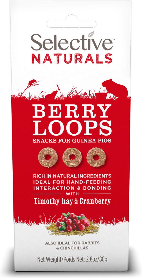 Supreme Selective caviasnack Naturals Berry Loops 80 g