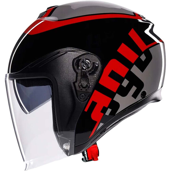 AGV - Casque Irides Valenza Noir / Gris / Rouge / Mat