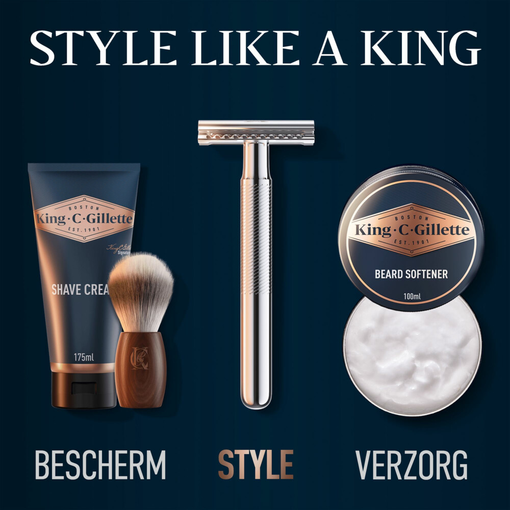 King C. Gillette Double Edge Safety Razor Navulling Scheermesjes10 stuks