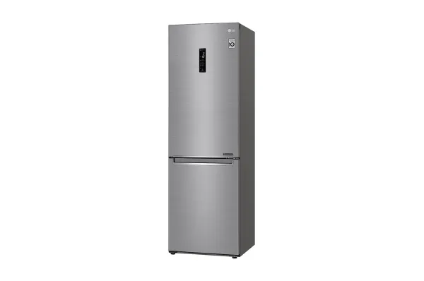 LG Refrigerator GBB71PZDMN A  , Free standing, Combi, Height 186 cm, No Frost system, Fridge net capacity 234 L, Freezer net capacity 107 L, Display, 36 dB, Silver