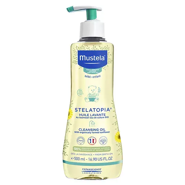 Óleo de Limpeza Mustela Stelatopia 500ml