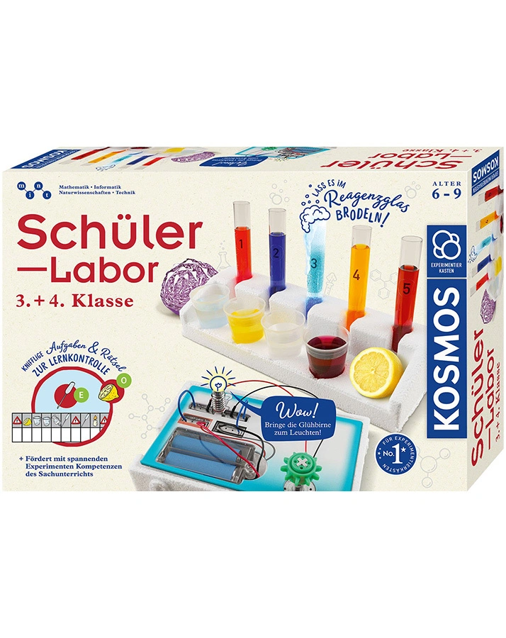 Experimentierkasten SCHÜLERLABOR 3. + 4. KLASSE