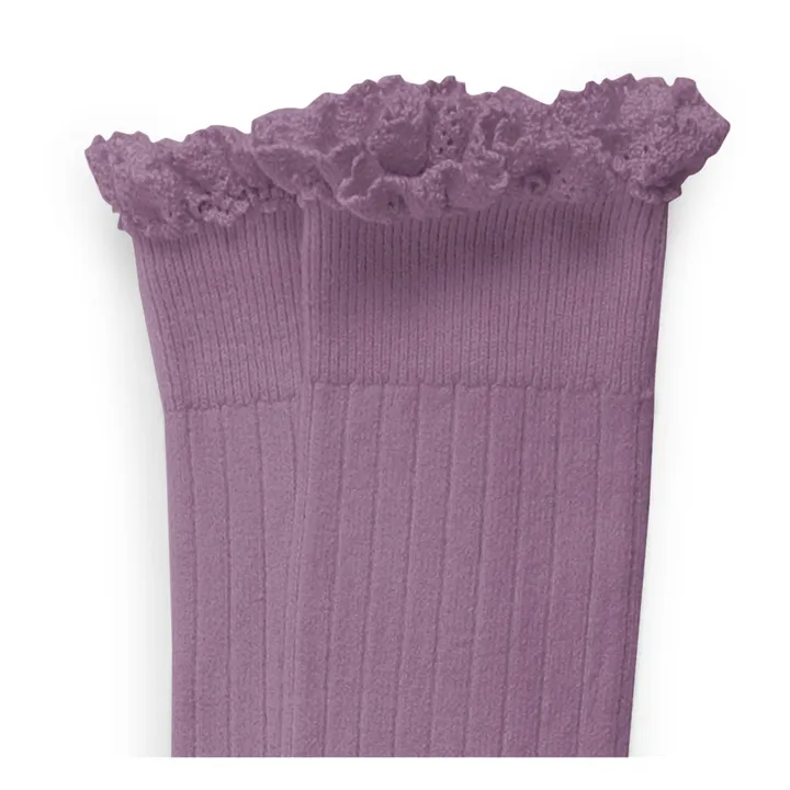 Collégien Chaussettes Joséphine | Violet