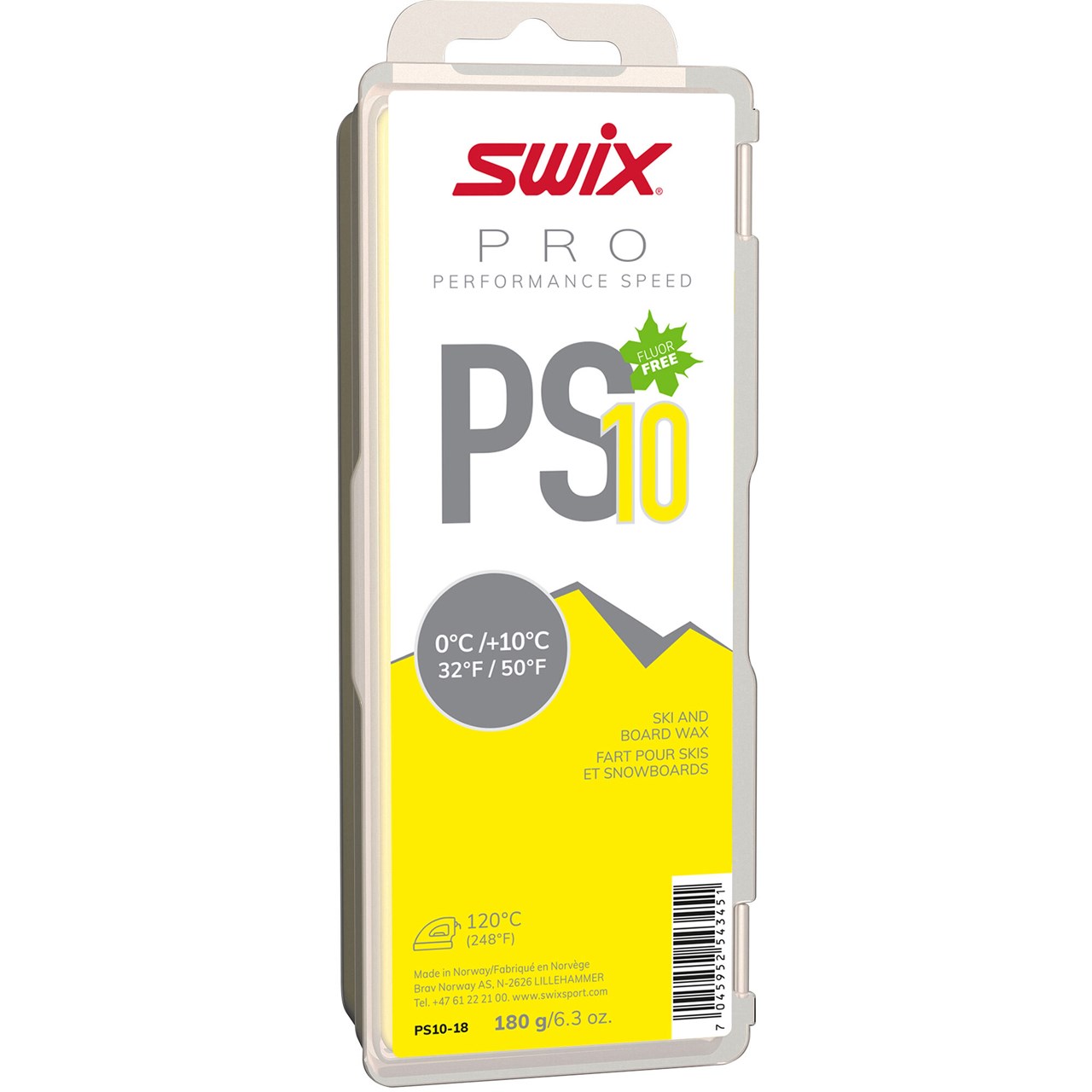 Swix Performance Speed 10 180g God voks for grunnpreparering, men også en fin treningsvoks
