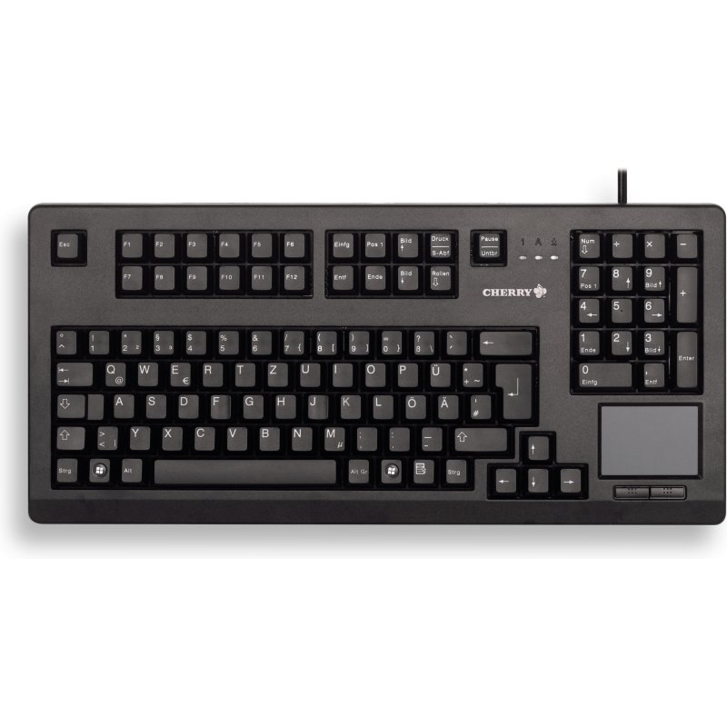 CHERRY TouchBoard G80-11900 Clavier mécanique filaire, touchpad, noir, USB, AZERTY - FR