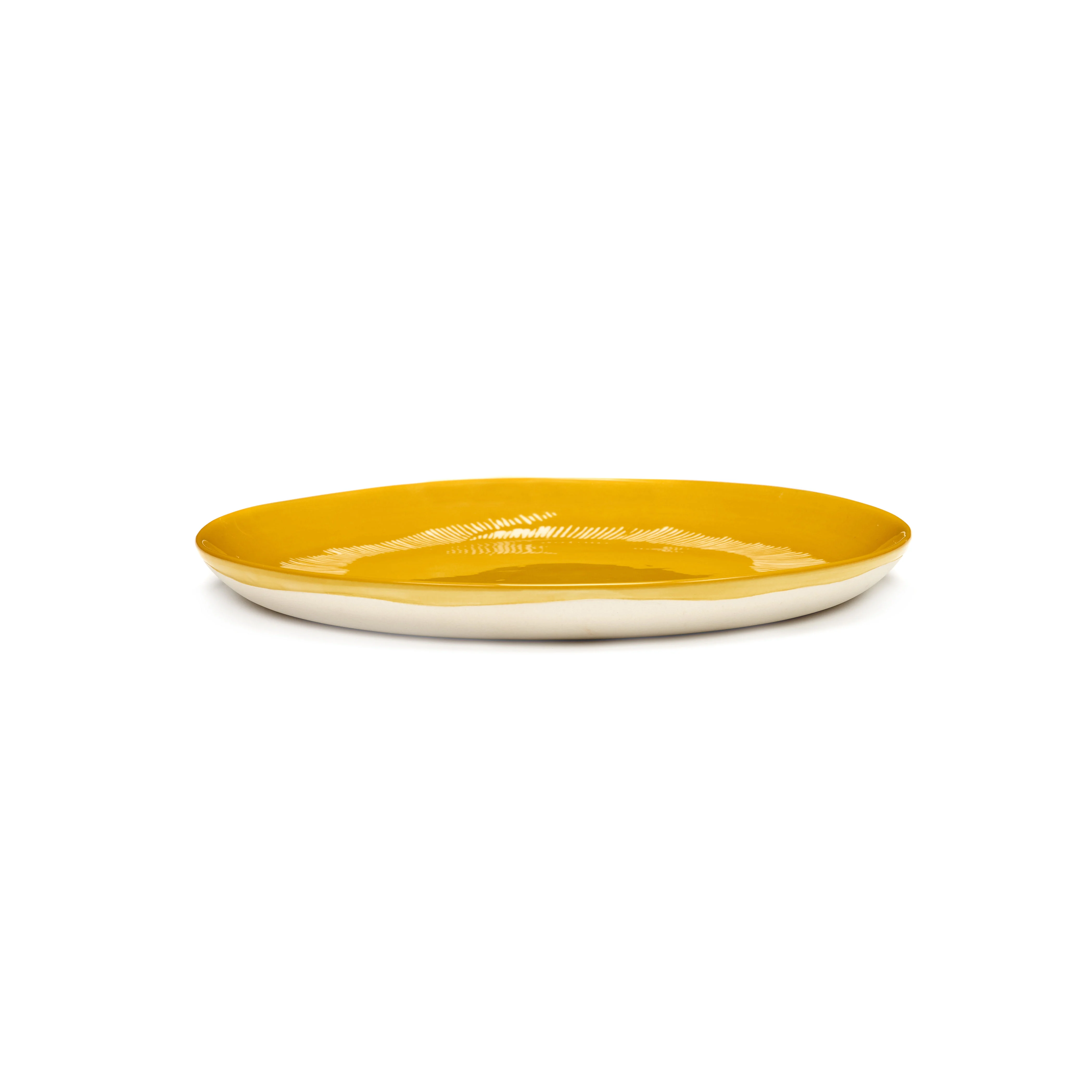 FEAST - Assiette céramique | Jaune