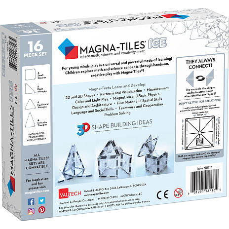 Magna-Tiles Ice Expansion med 16 dele