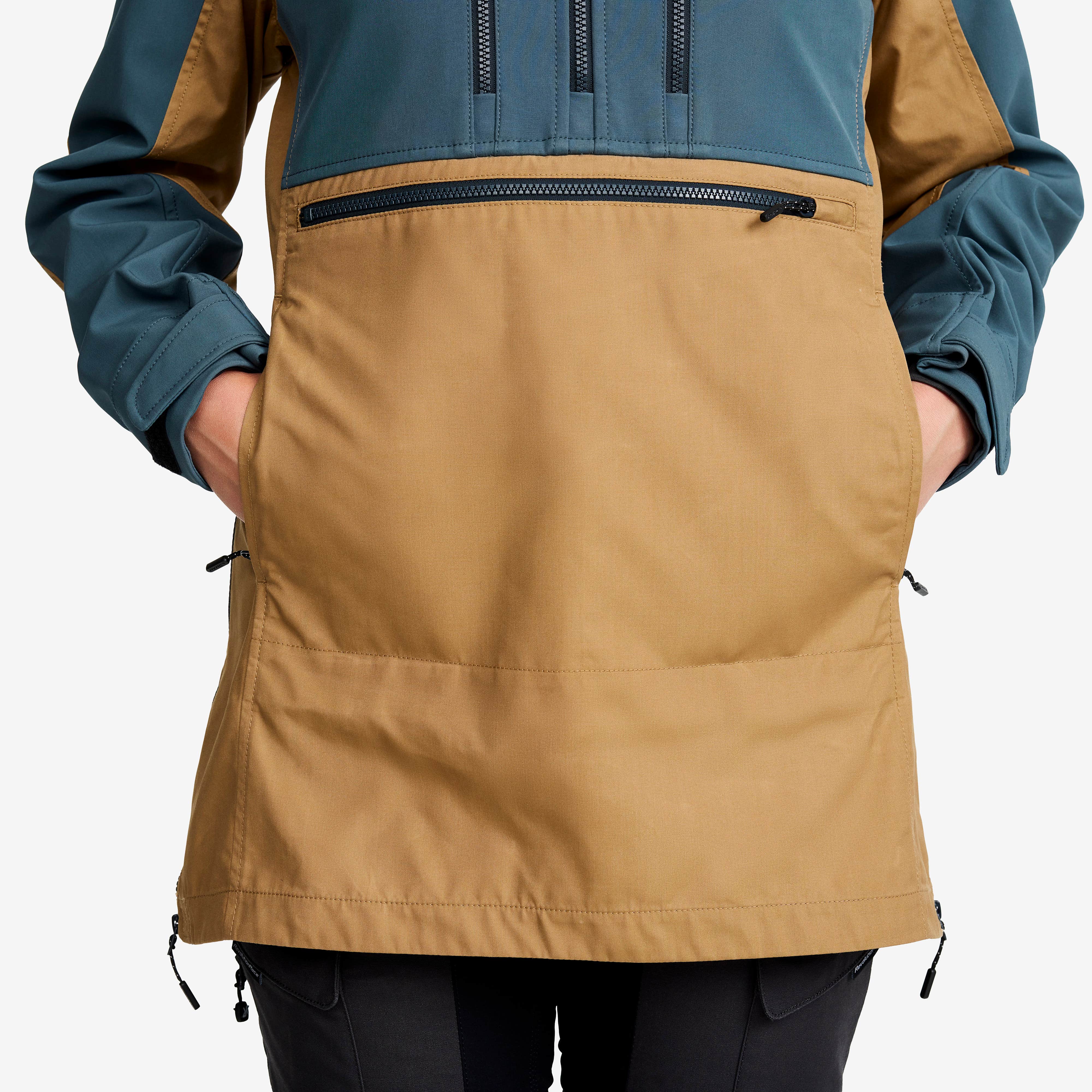 Outdoor Anorak Dame Orion Blue/Kelp Beige