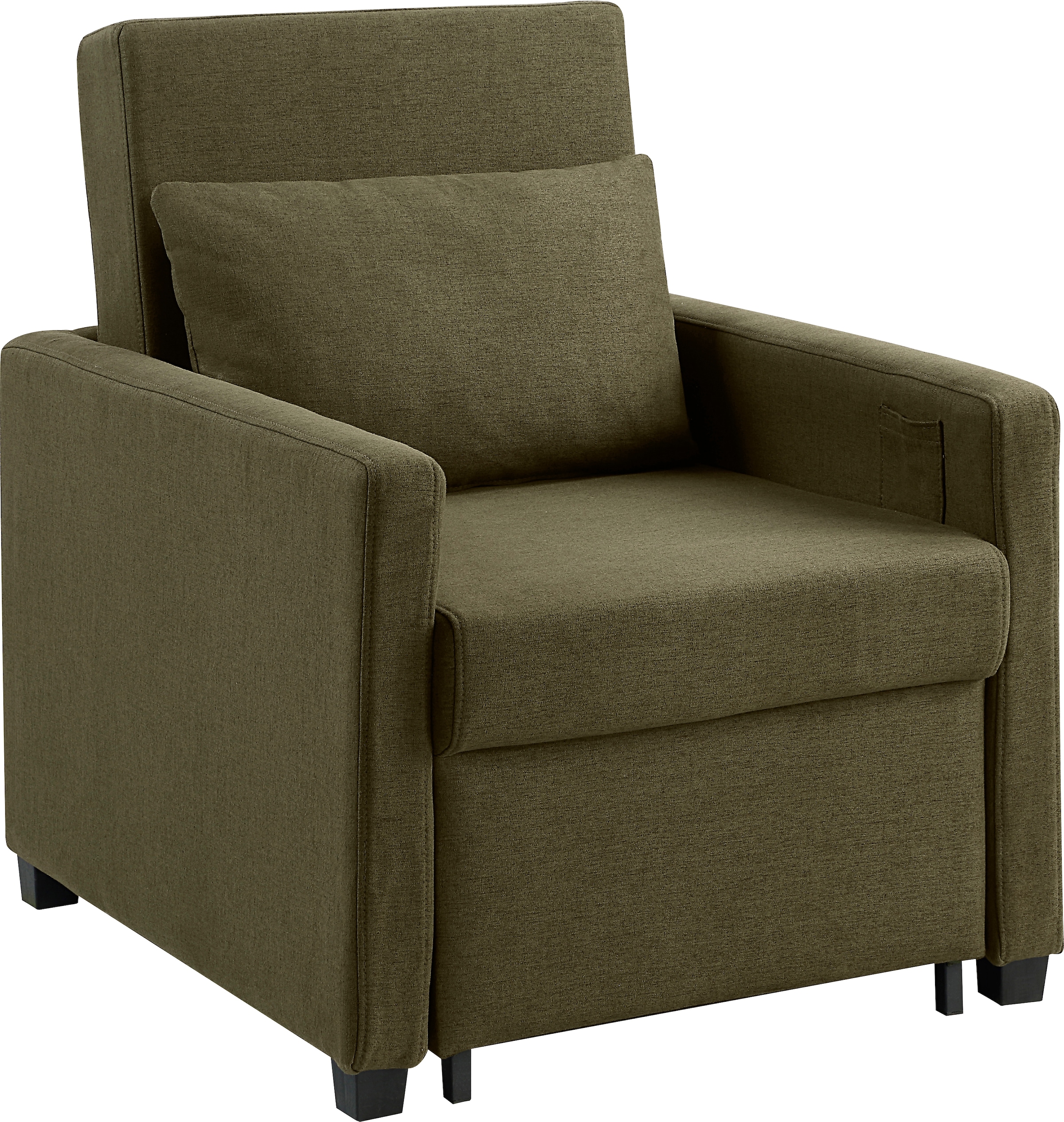 ATLANTIC home collection Relaxsessel »Jerry« mit Bettfunktion, als Gästebett und inkl. Kissen