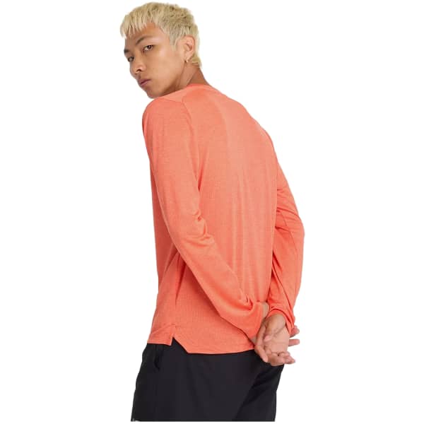 T-shirt trail NEW BALANCE ATHLETICS LONG SLEEVE M NEO FLAME HEATHER