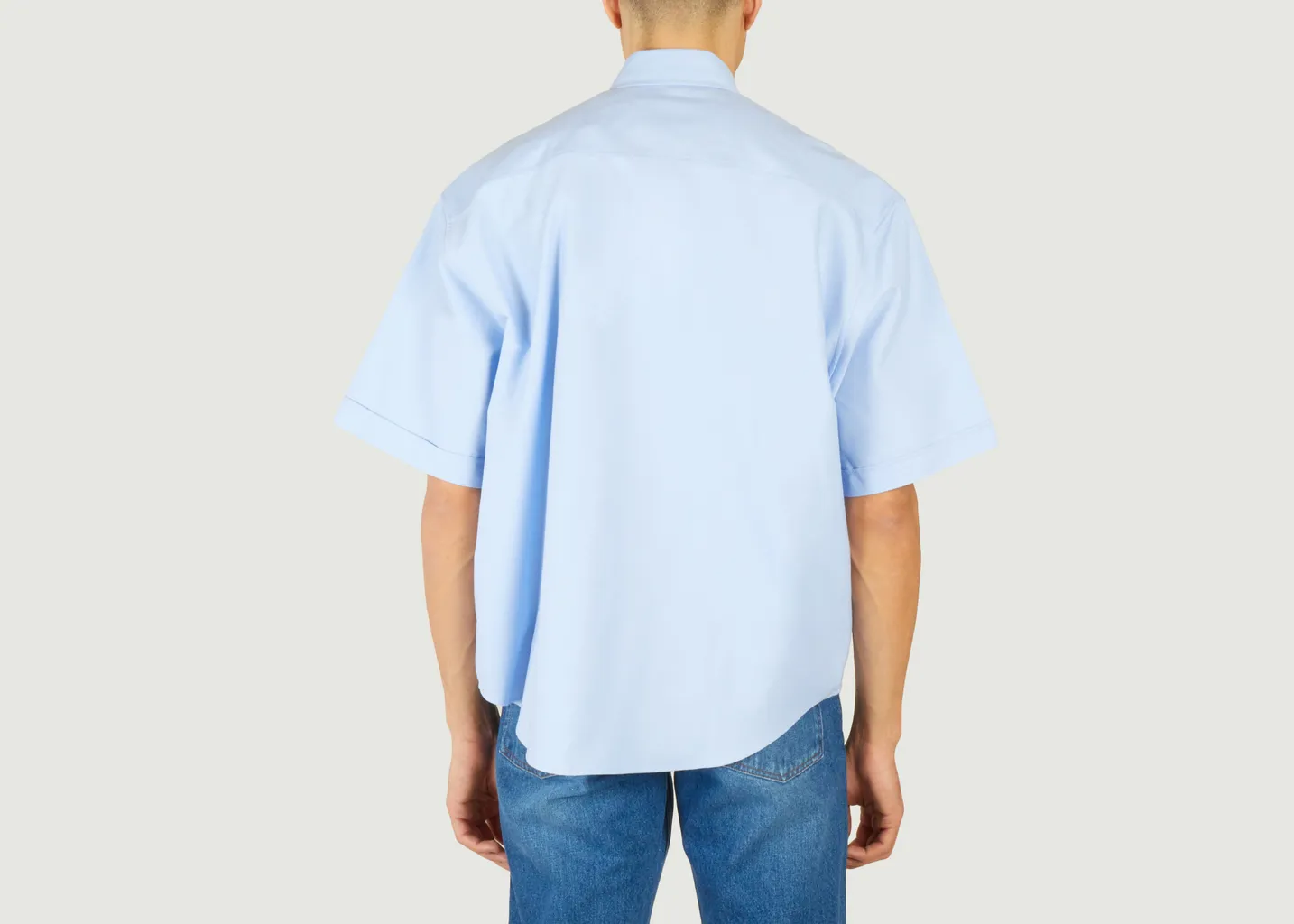 Chemise Coupe Boxy Manches Courtes AMI Paris