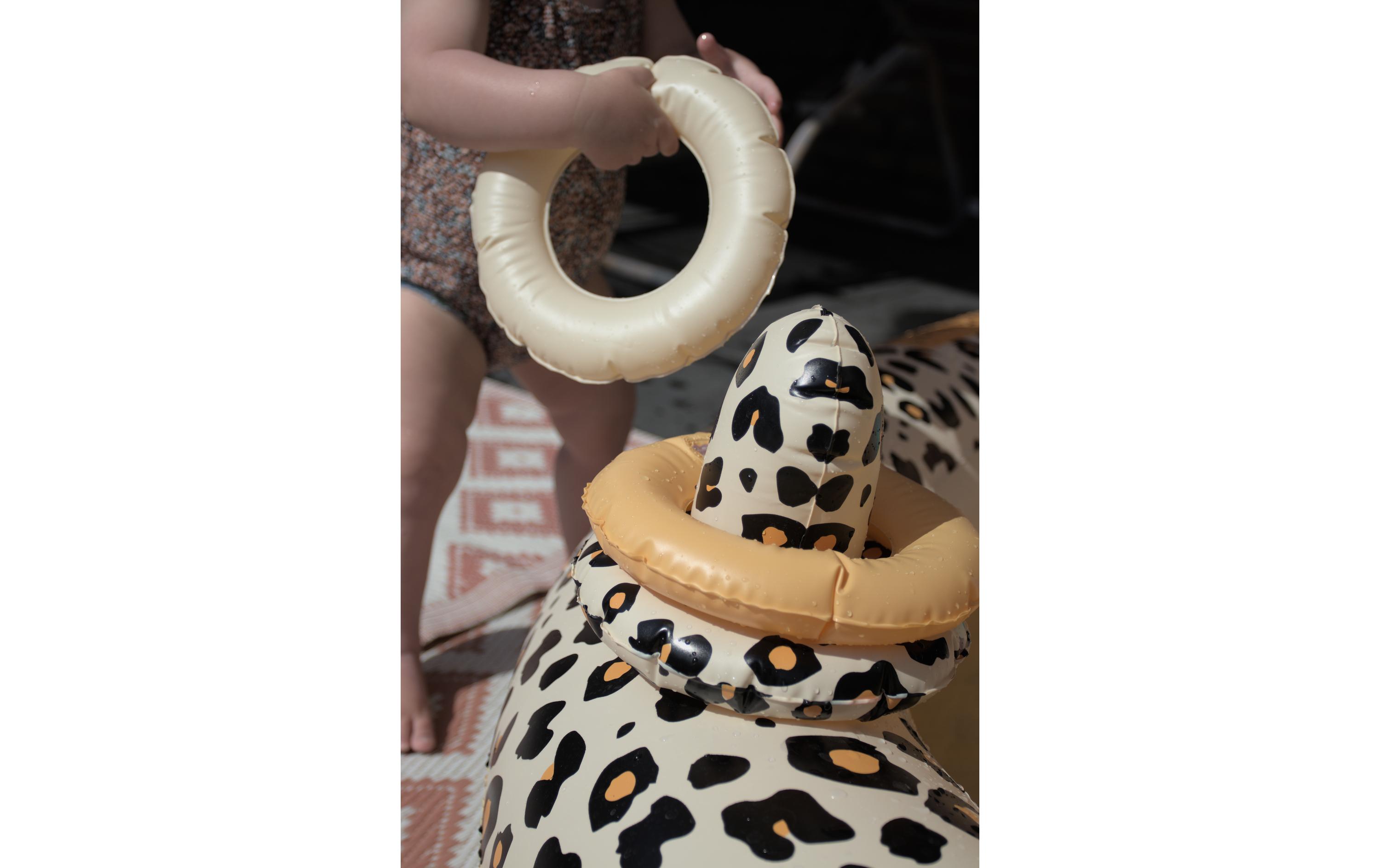 Planschbecken Beige Leopard Ø 210 cmAufblasbarer Spielpool