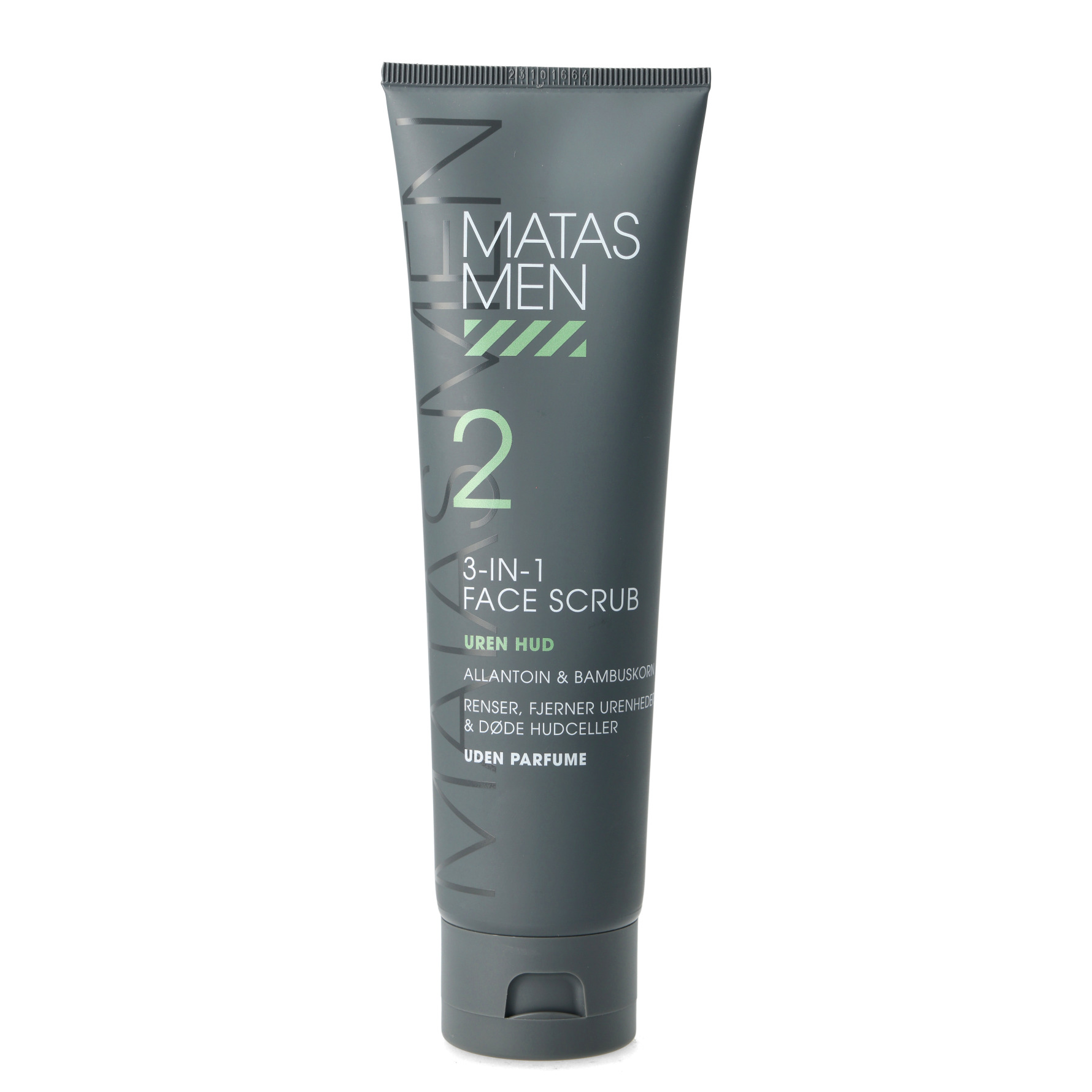 Matas Striber Men Face Scrub 3-in-1 til Uren Hud Uden Parfume 150 g