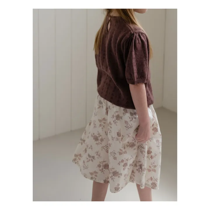Louisiella Jupe-culotte Poenia Fleurie | Vieux Rose