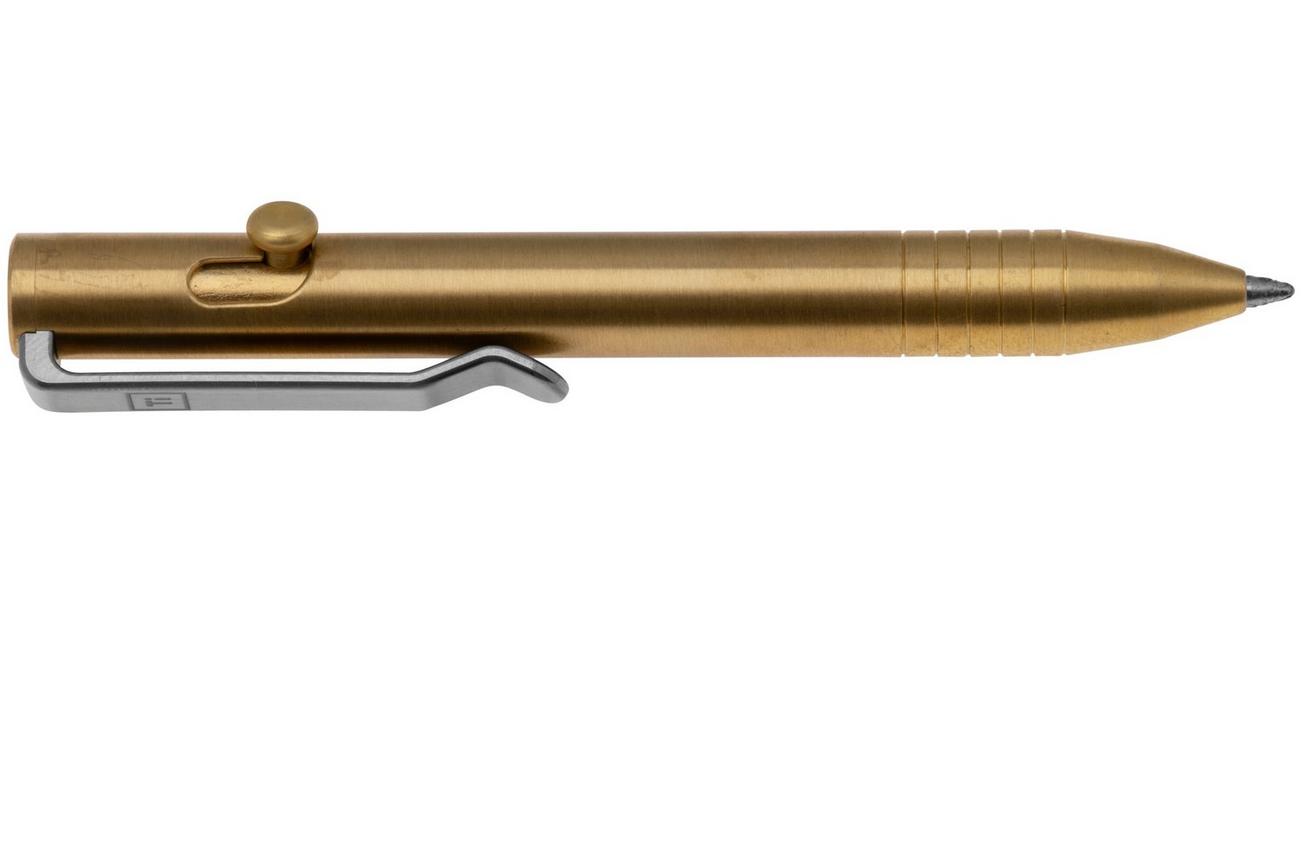 Big Idea Design Mini Bolt Action Pen MBA-BS Brass, everyday carry pen