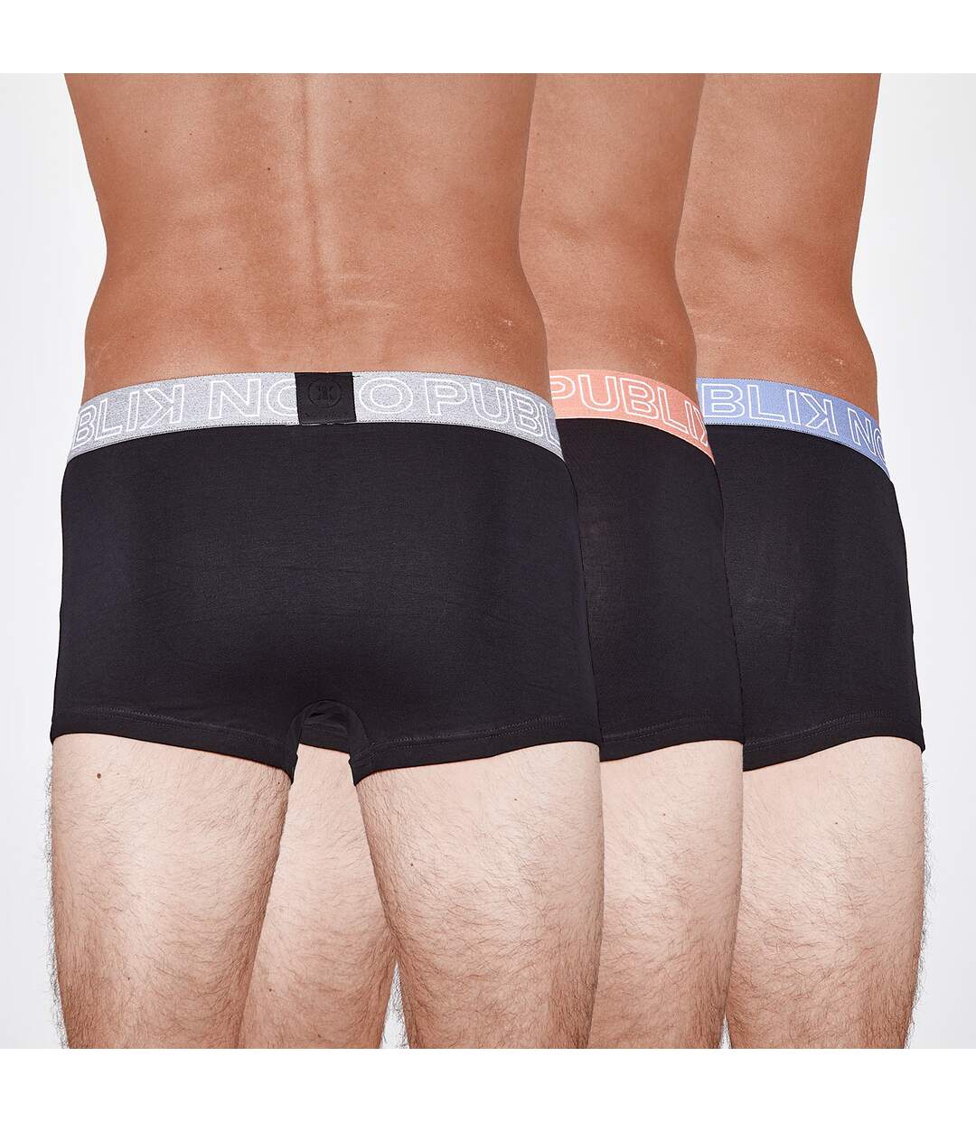 Lot de 3 boxers Titane