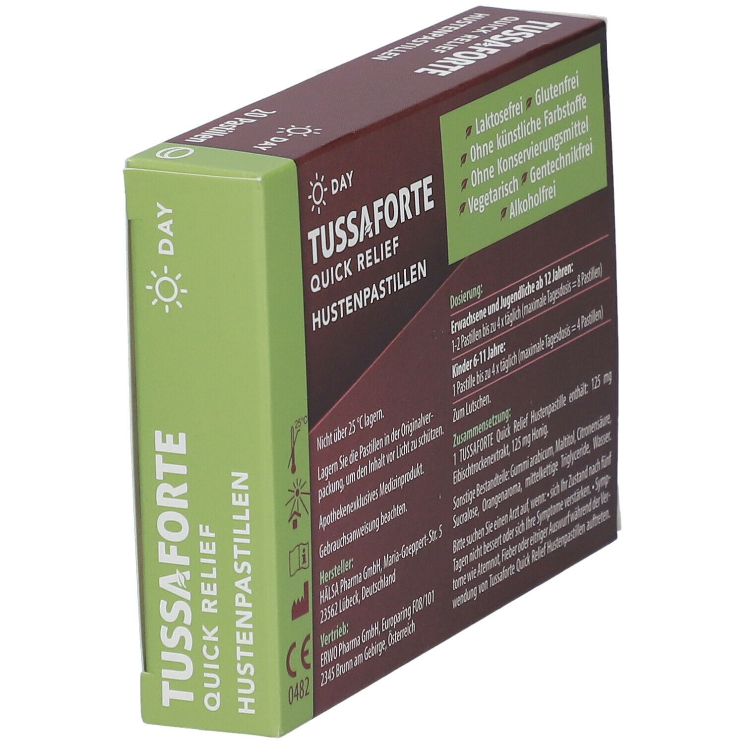 TUSSAFORTE Day Quick Relief Hustenpastillen